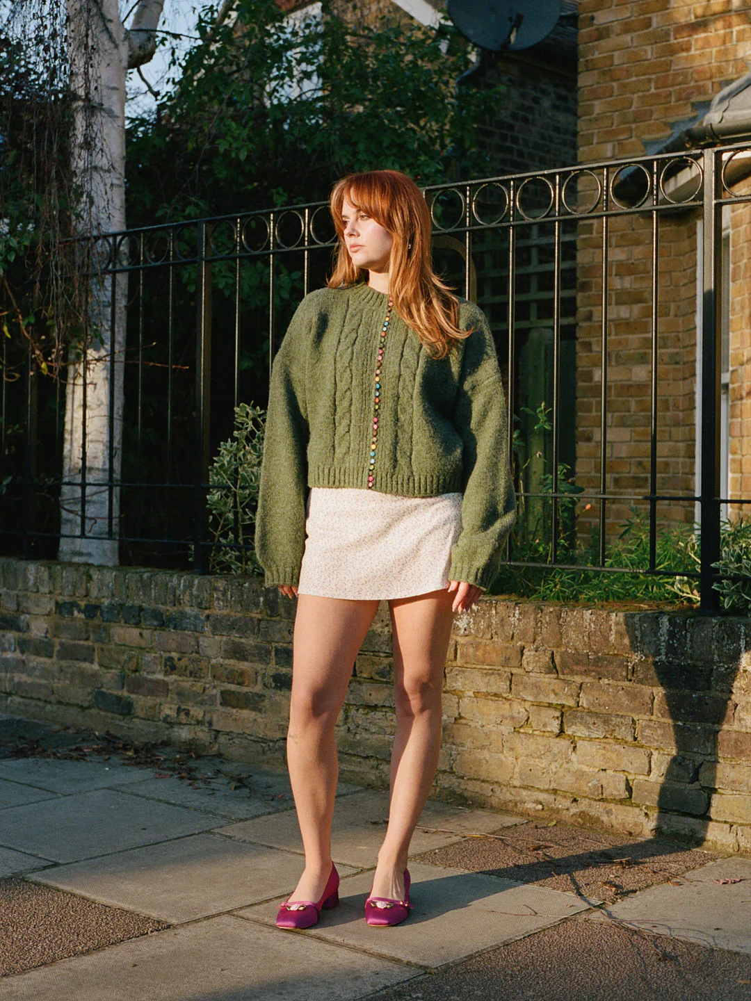 Canonbury Cardi - Hunter Green - Image 7