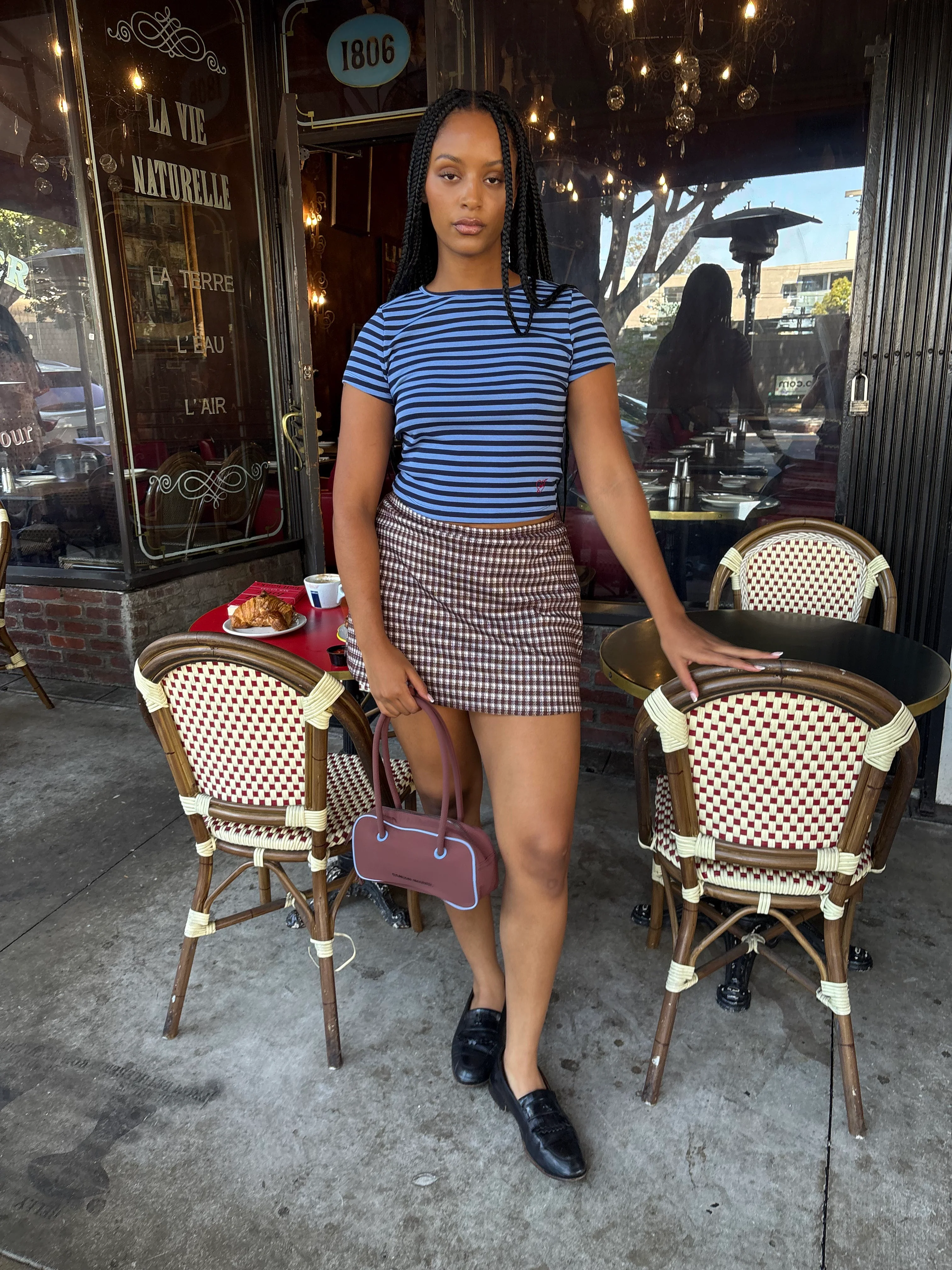 Darcy Skort - Cocoa Plaid - Image 9