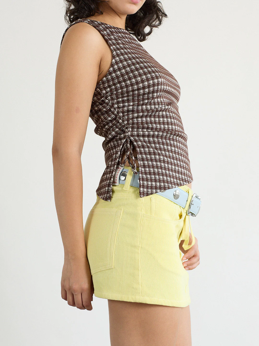 Erin Tank - Cocoa Plaid - Image 8