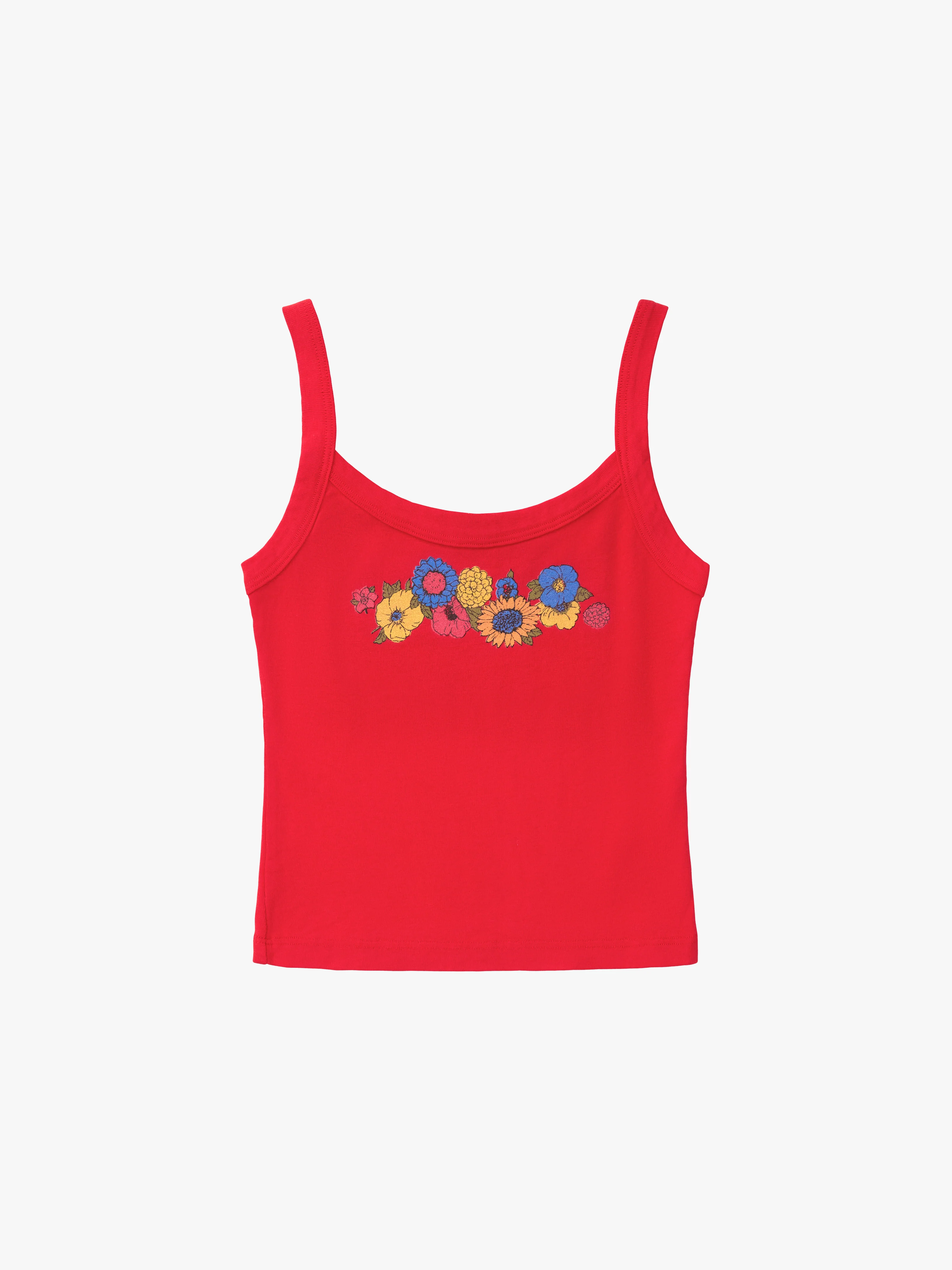 Harley Tank - Red Floral - Image 2