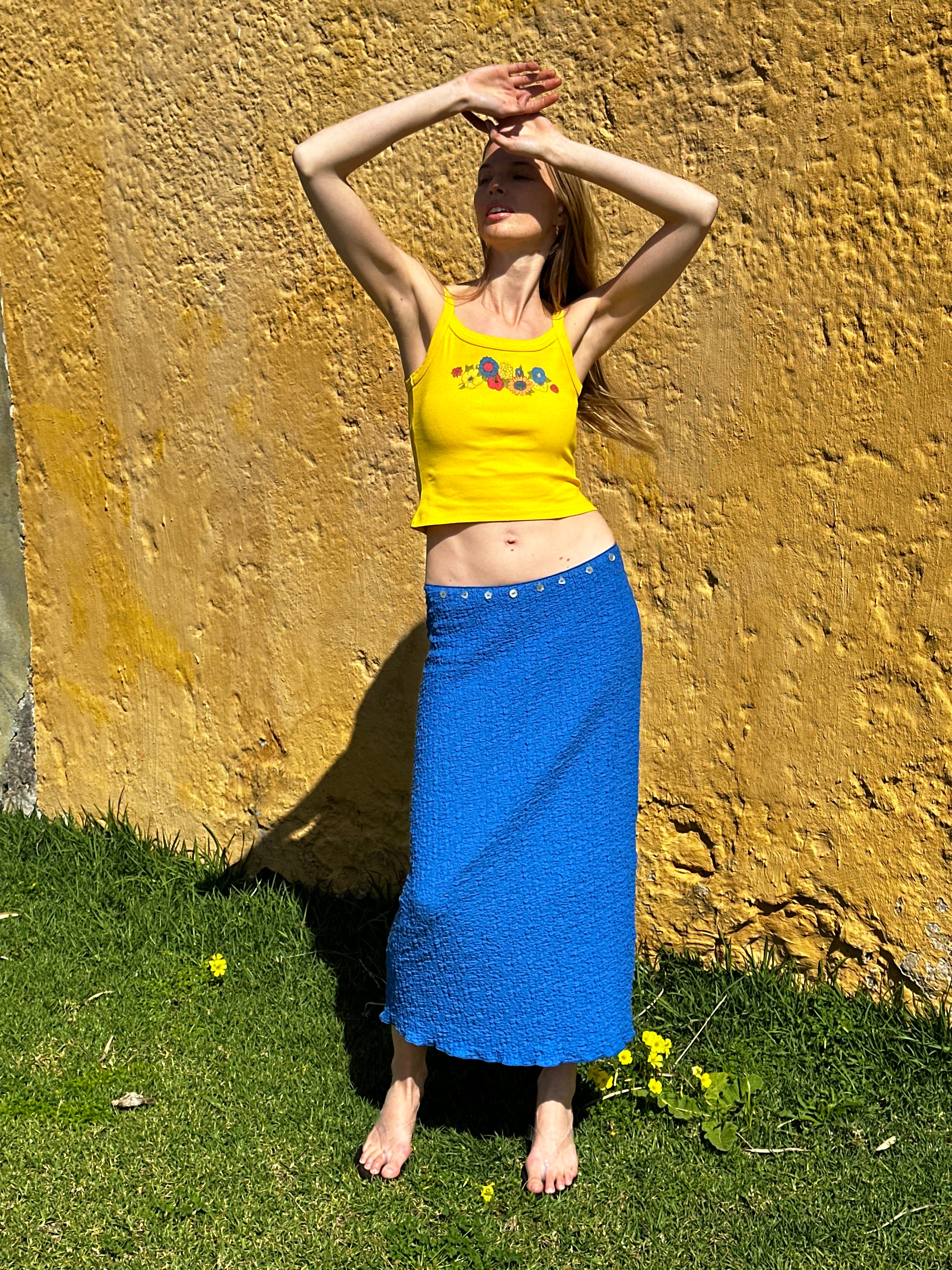 Harley Tank - Yellow Floral - Image 6