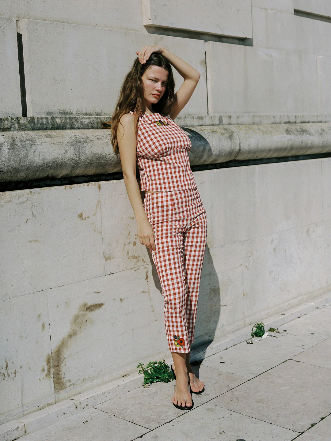 Kristin Pant - Cherry - Image 7