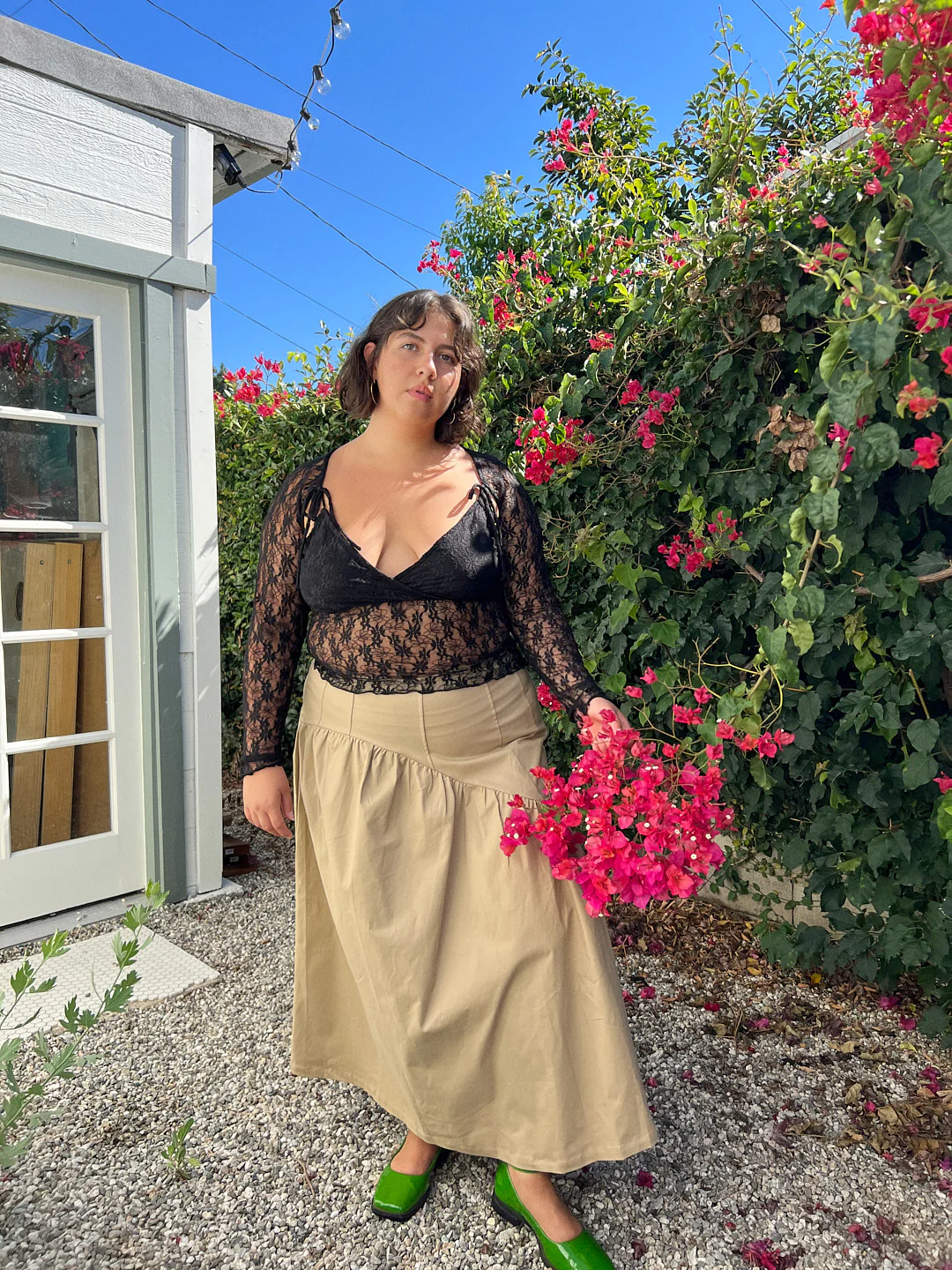 Maeve Midi Skirt - Toast Twill - Image 10