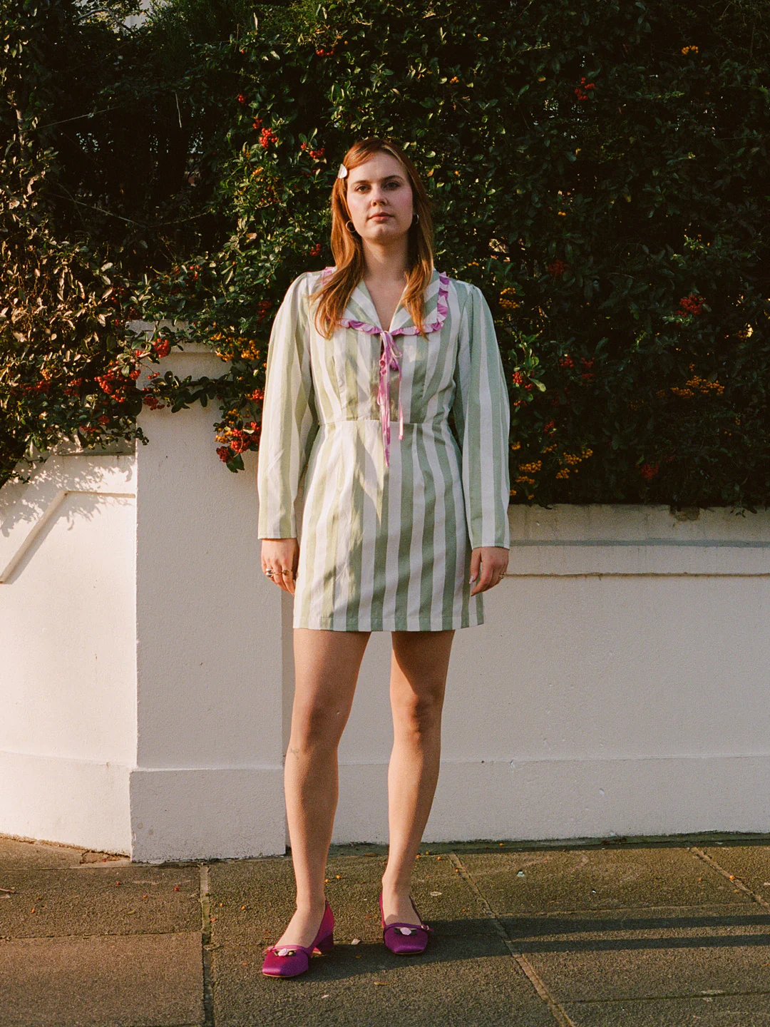 Mayfair Dress - Ivy Stripe - Image 8