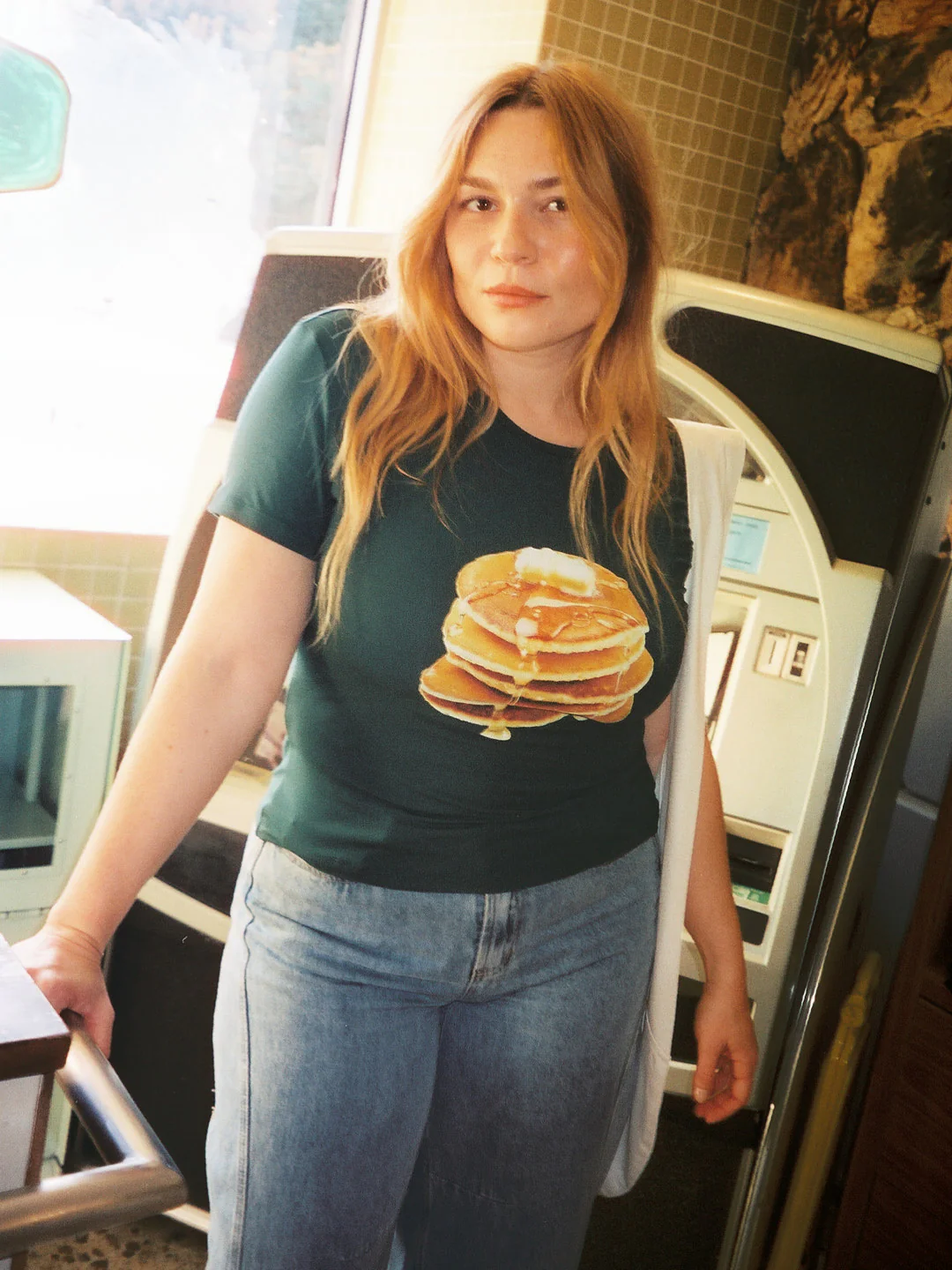 Midnight Breakfast Collector Fitted Tee - Deep Green - Image 7