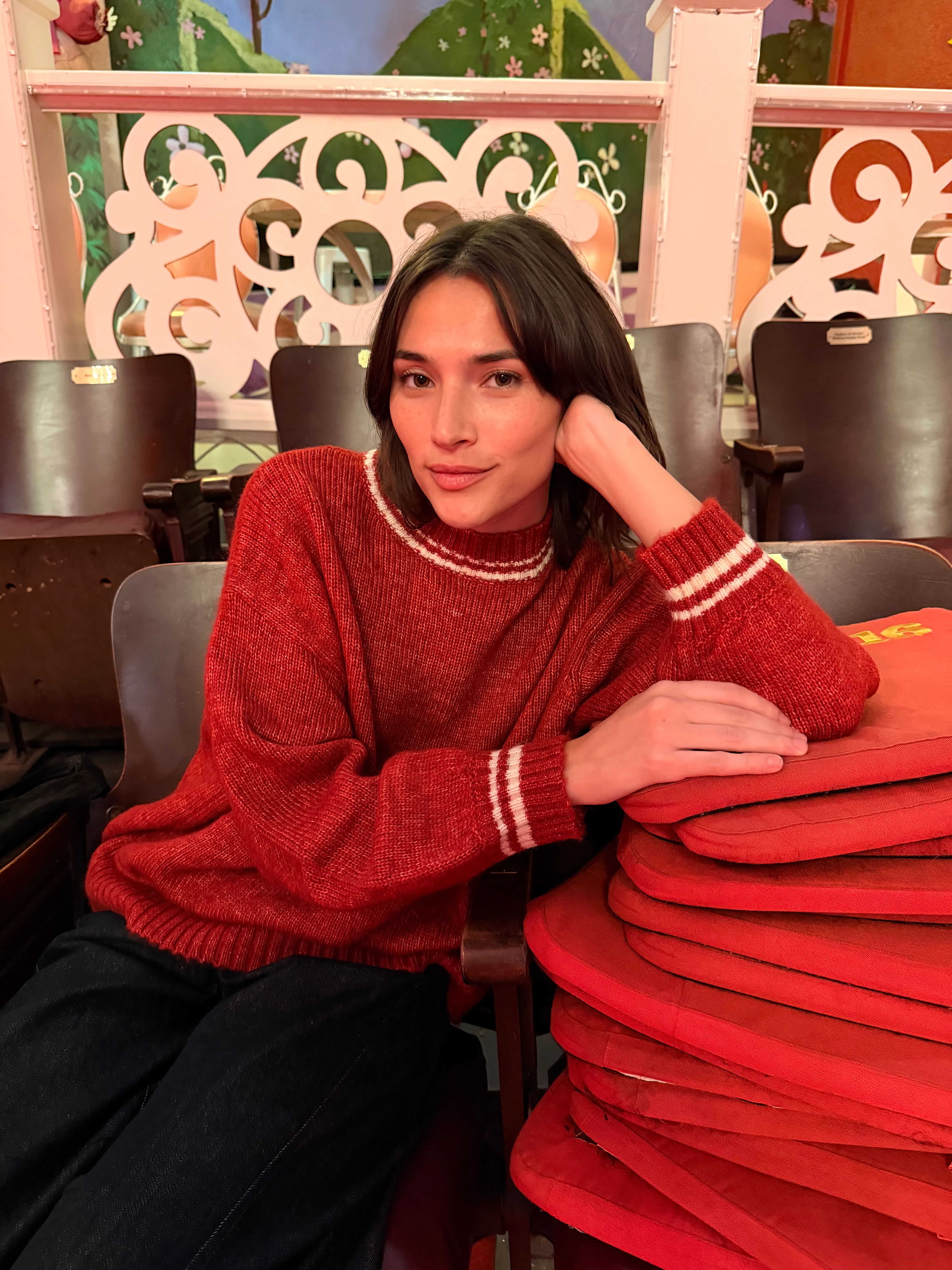 Shani Sweater - Cherry - Image 3
